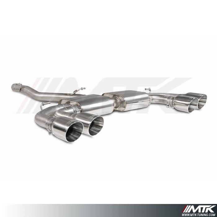 Catback Scorpion avec tube intermediaire CUPRA Formentor 2.0 TSI 4Drive 310